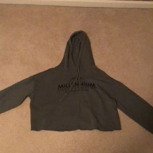 Millennium cropped sweatshirt
